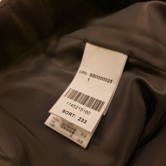 Brooks Brothers Pencil Skirt wrap Gray Size 10 NWT wool blend - Picture 7 of 9